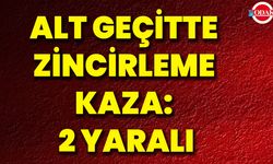 Alt Geçitte Zincirleme Kaza: 2 Yaralı