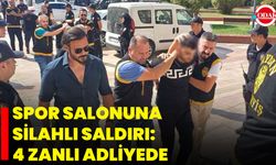 Spor Salonuna Silahlı Saldırı: 4 Zanlı Adliyede
