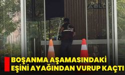 Boşanma Aşamasındaki Eşini Ayağından Vurup Kaçtı