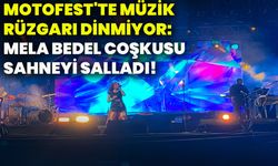 Motofest'te müzik rüzgarı dinmiyor: Mela Bedel coşkusu sahneyi salladı!