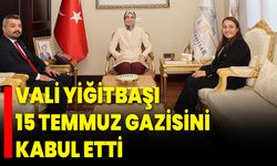 Vali Yiğitbaşı, 15 Temmuz Gazisini Kabul Etti