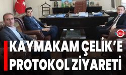 Kaymakam Çelik’e Protokol Ziyareti