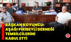 Başkan Koyuncu, Aşağı Piribeyli Derneği Temsilcilerini Kabul Etti