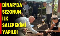 Dinar’da Sezonun İlk Salep Ekimi Yapıldı
