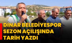 Dinar Belediyespor Sezon Açılışında Tarih Yazdı
