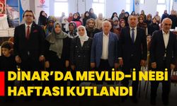 Dinar’da Mevlid-i Nebi Haftası Kutlandı