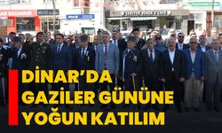 Dinar’da Gaziler Gününe yoğun katılım