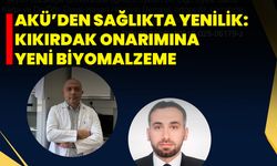 AKÜ’den Sağlıkta Yenilik: Kıkırdak Onarımına Yeni Biyomalzeme