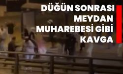 Düğün sonrası meydan muharebesi gibi kavga