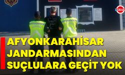 Afyonkarahisar Jandarmasından Suçlulara Geçit Yok