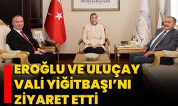 Eroğlu Ve Uluçay Vali Yiğitbaşı’nı Ziyaret Etti