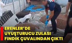 Erenler’de Uyuşturucu Zulası Fındık Çuvalından Çıktı