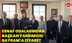 Esnaf Odalarından Başkan Yardımcısı Bayram’a Ziyaret