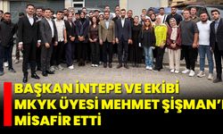 Başkan İntepe ve Ekibi MKYK Üyesi Mehmet Şişman’ı Misafir Etti