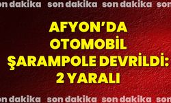 Afyon’da Otomobil Şarampole Devrildi: 2 Yaralı