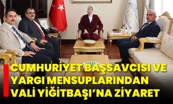 Cumhuriyet Başsavcısı ve Yargı Mensuplarından Vali Yiğitbaşı’na Ziyaret