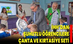 İHH’dan Şuhutlu Öğrencilere Çanta ve Kırtasiye Seti