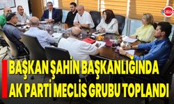 Başkan Şahin Başkanlığında AK Parti Meclis Grubu Toplandı