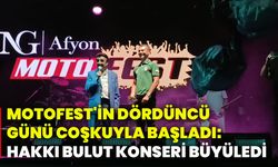Motofest'in dördüncü günü coşkuyla başladı: Hakkı Bulut konseri büyüledi