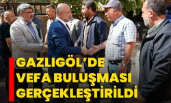 Gazlıgöl’de Vefa Buluşması Gerçekleştirildi