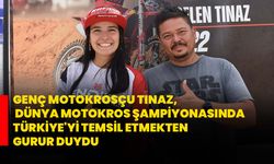 Genç motokrosçu Tınaz, Dünya Motokros Şampiyonasında Türkiye'yi temsil etmekten gurur duydu