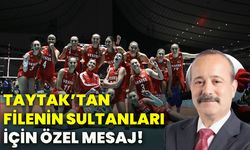 Milletvekili Taytak’tan Filenin Sultanları için özel mesaj!