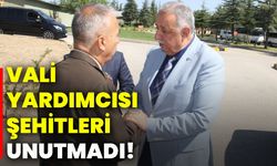 Vali Yardımcısı şehitleri unutmadı!