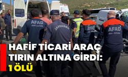 Hafif Ticari Araç Tırın Altına Girdi: 1 Ölü