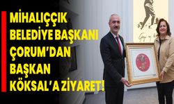 Mihalıççık Belediye Başkanı Çorum’dan Başkan Köksal’a Ziyaret!