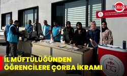 İl Müftülüğünden Öğrencilere Çorba İkramı