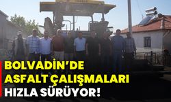 Bolvadin’de asfalt çalışmaları hızla sürüyor!
