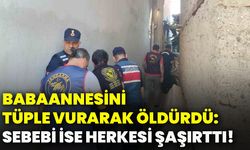 Babaannesini tüple vurarak öldürdü: Sebebi ise herkesi şaşırttı!