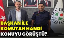 Başkan ile komutan hangi konuyu görüştü?