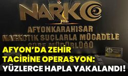 Afyon’da zehir tacirine operasyon: Yüzlerce hapla yakalandı!