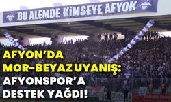Afyonkarahisar’da mor-beyaz uyanış: Afyonspor’a destek yağdı!