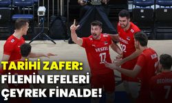 Tarihi zafer: Filenin Efeleri çeyrek finalde!
