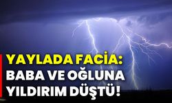 Yaylada faciа: Baba ve oğluna yıldırım düştü!