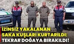 İzinsiz yakalanan saka kuşları kurtarıldı: Tekrar doğaya bırakıldı!