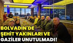 Bolvadin'de şehit yakınları ve gaziler unutulmadı!
