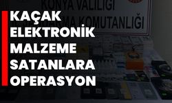 Kaçak elektronik malzeme satanlara operasyon