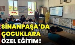 Sinanpaşa’da çocuklara özel eğitim!