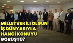 Milletvekili Olgun, iş dünyasıyla hangi konuyu görüştü?