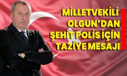 Milletvekili Olgun’dan Şehit Polis İçin Taziye Mesajı