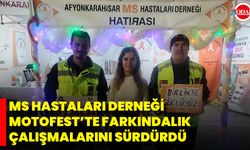 MS Hastaları Derneği Motofest’te Farkındalık Çalışmalarını Sürdürdü
