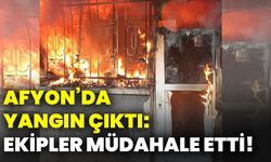 Afyonkarahisar’da yangın çıktı: Ekipler müdahale etti!