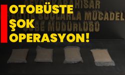 Otobüste şok operasyon!