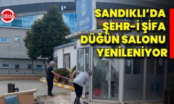 Sandıklı’da Şehr-İ Şifa Düğün Salonu Yenileniyor