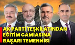 AK Parti Teşkilatından Eğitim Camiasına Başarı Temennisi