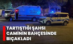 Tartıştığı Şahsı Caminin Bahçesinde Bıçakladı