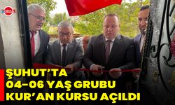 Şuhut’ta 04-06 Yaş Grubu Kur’an Kursu Açıldı